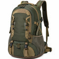 Sac à dos de randonnée 50 cm en polyester vert kaki à compartiments